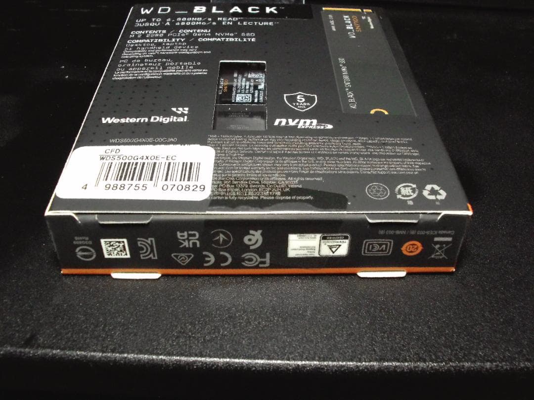 WD_BLACK SN7100 500GB SSD ②