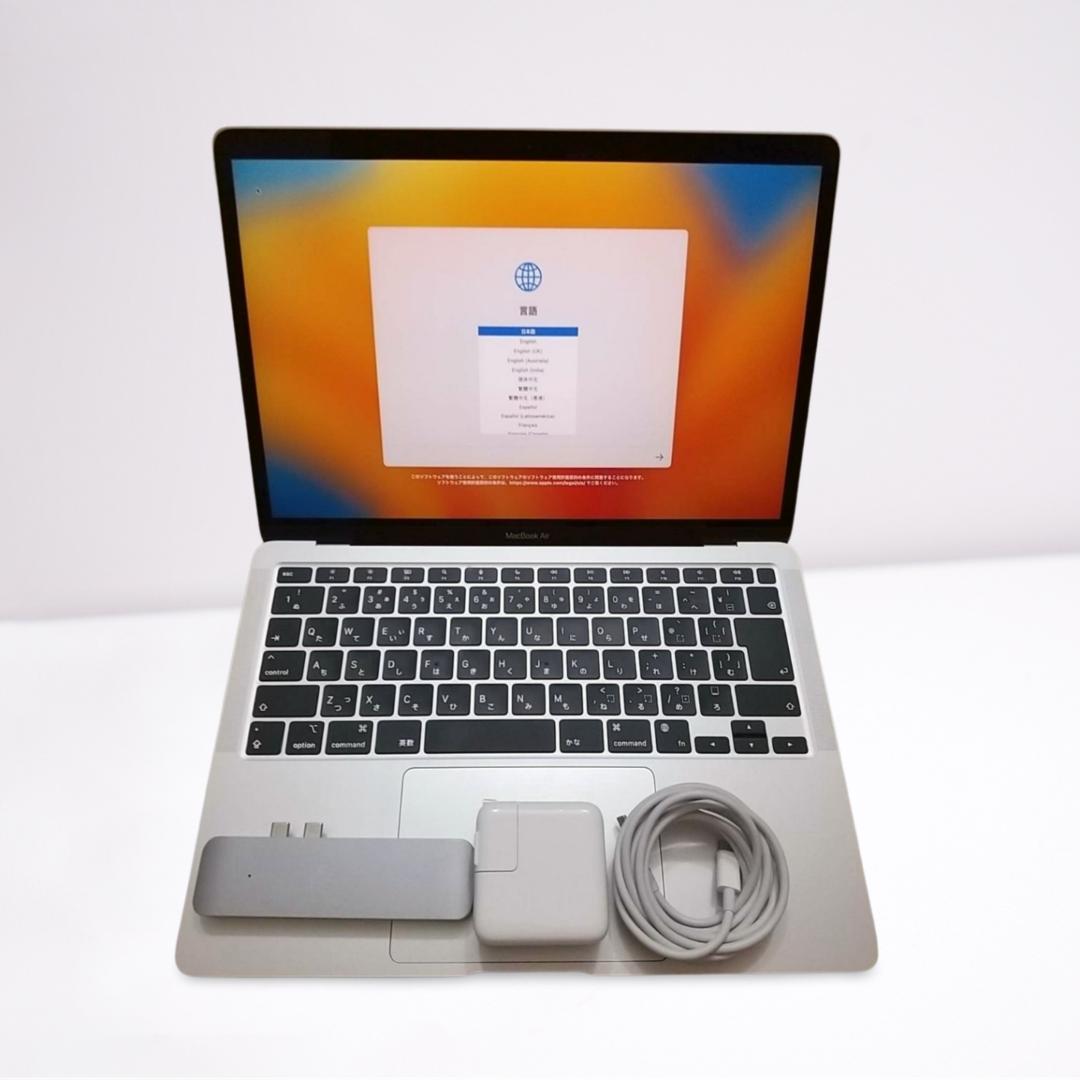 MacBook Air(M1,2020)アダプタ・ケーブル・USBハブ付(46)