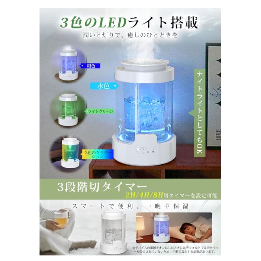 新品未使用 加湿器 スチーム式 加熱式 2025最新型 リモコン付