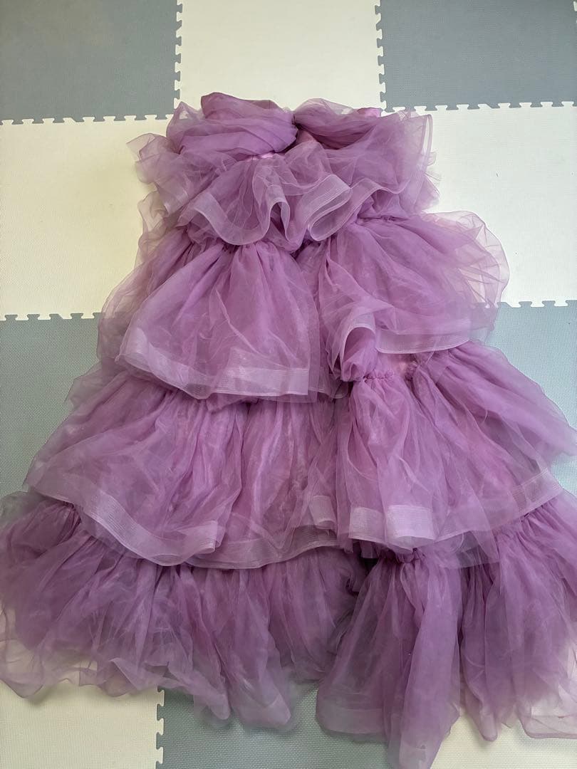 カラードレス（パニエ付き）