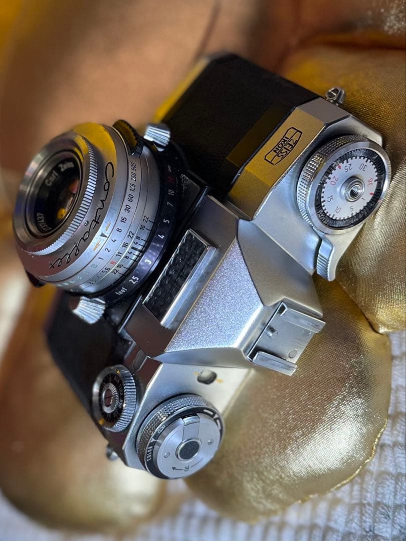 最盛期製 Contaflex Super Tessar50mm 革ケース