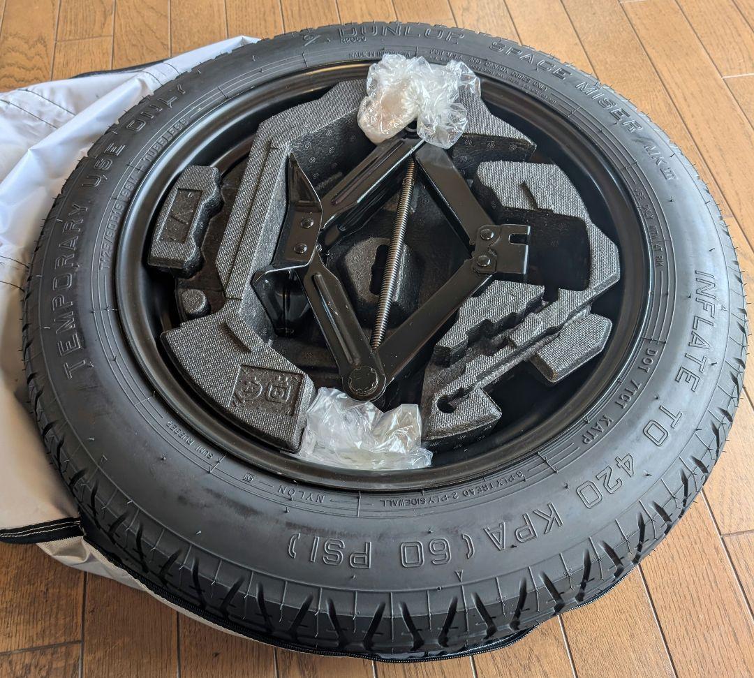 マツダ CX-3 テンパータイヤ T125/90D16 20年16週 おまけ付