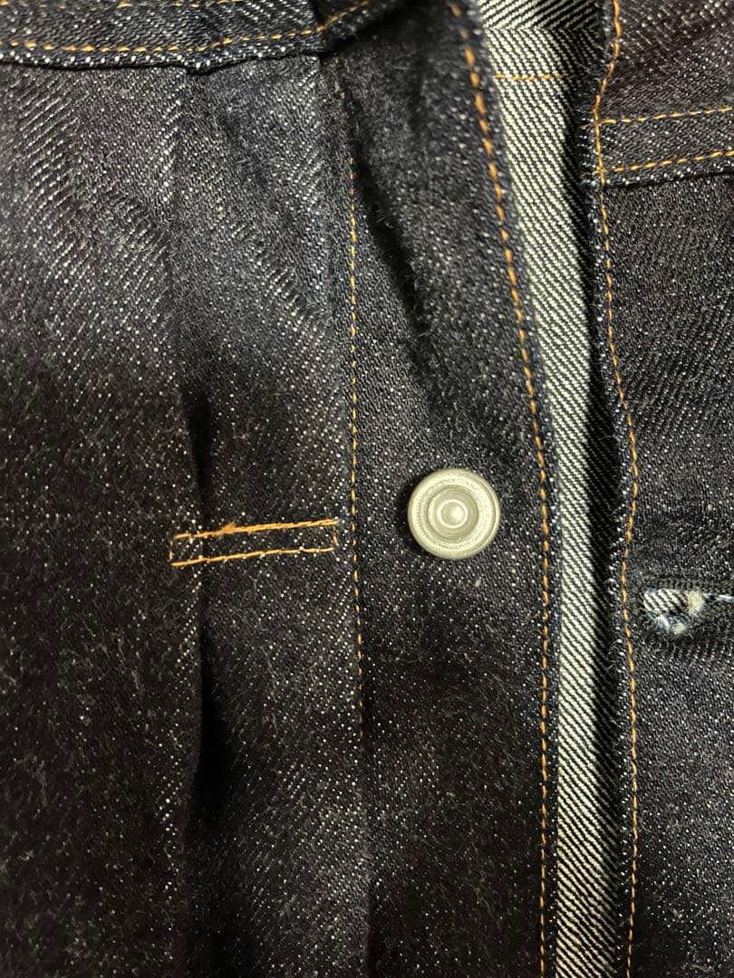 真っ紺　デニムジャケット 1st type