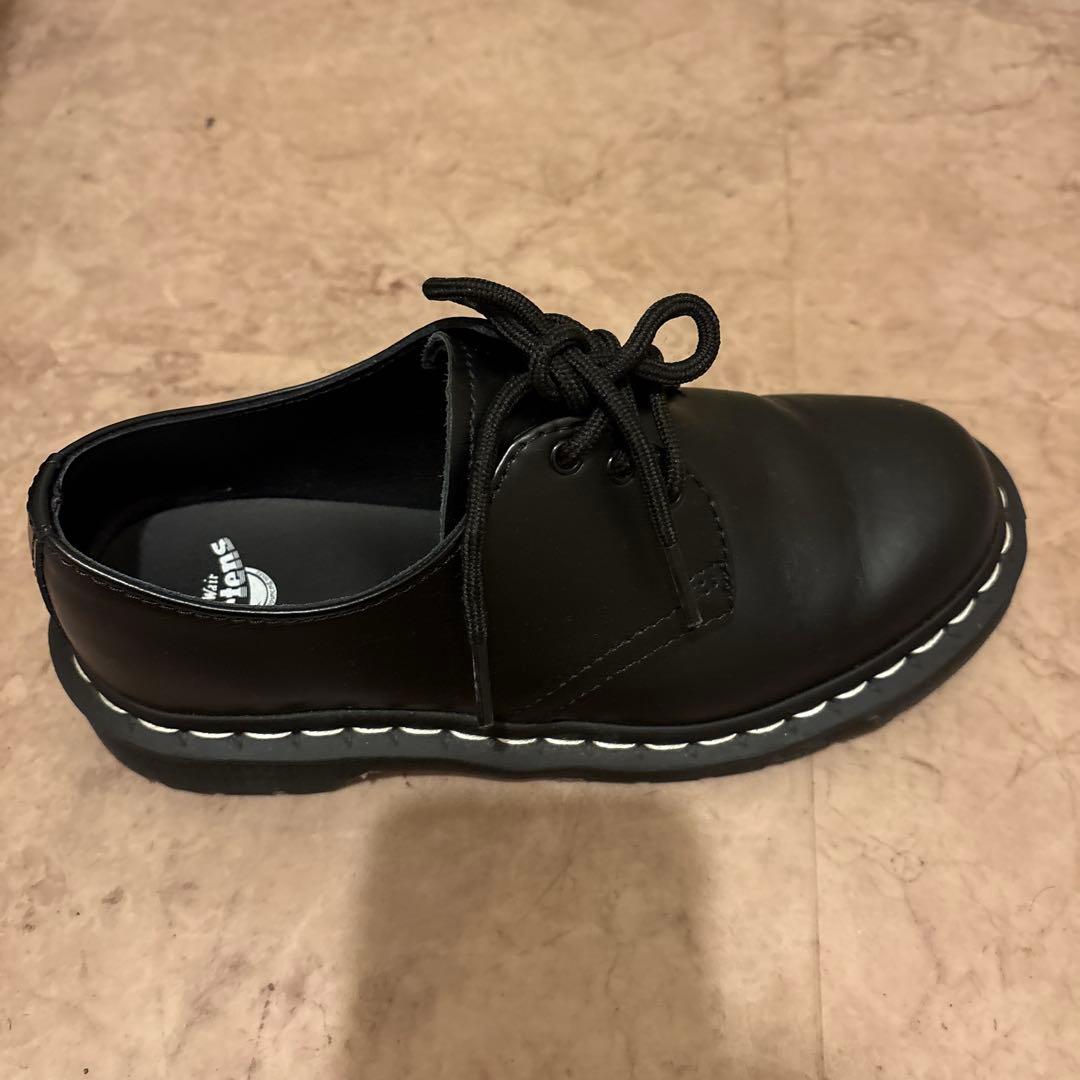Dr.Martens ホワイトステッチ 3 ホール シューズ