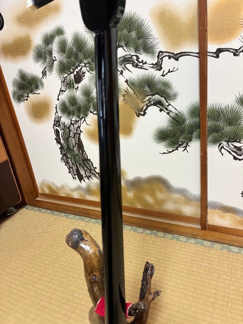 沖縄三線！貴重！知念大工型！本蛇皮！本張り！【一枚張り】