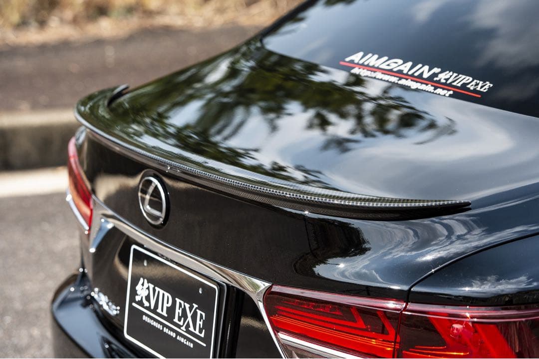 AIMGAIN VIP EXE LS500 カーボン トランクスポイラー