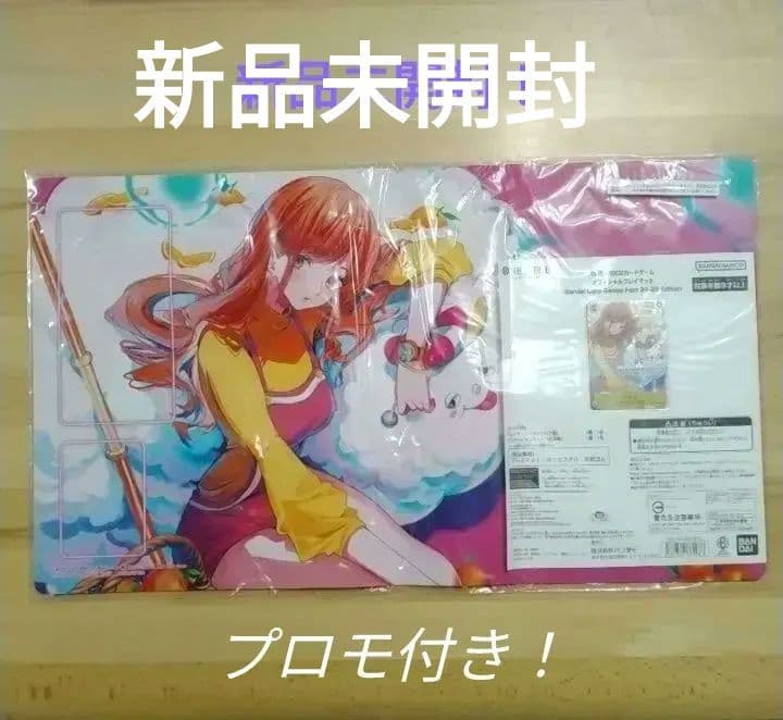 【新品未開封】ゼウス ナミ プレイマット プロモ付き ワンピースカード