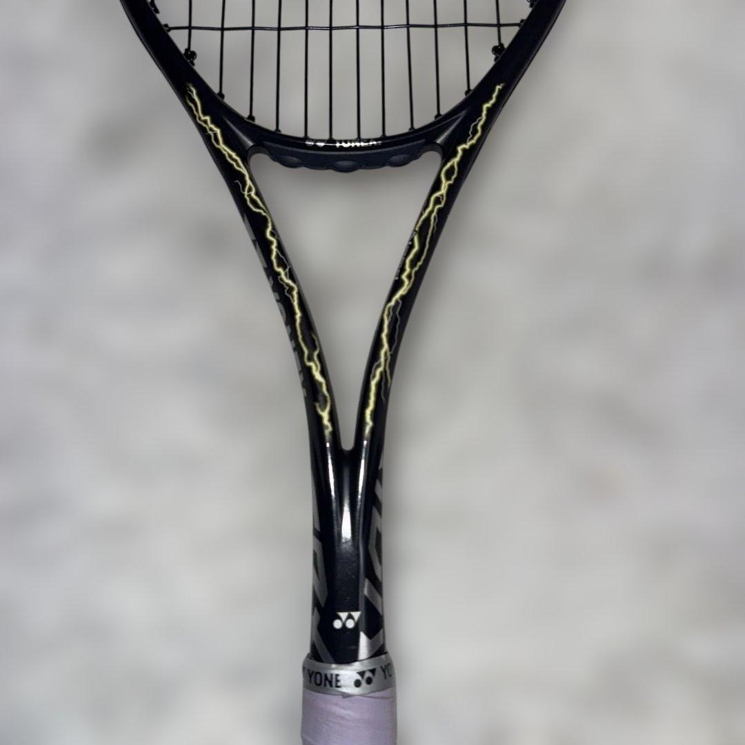 美品 ソフトテニスラケット ボルトレイジ70s YONEX ブラック/イエロー