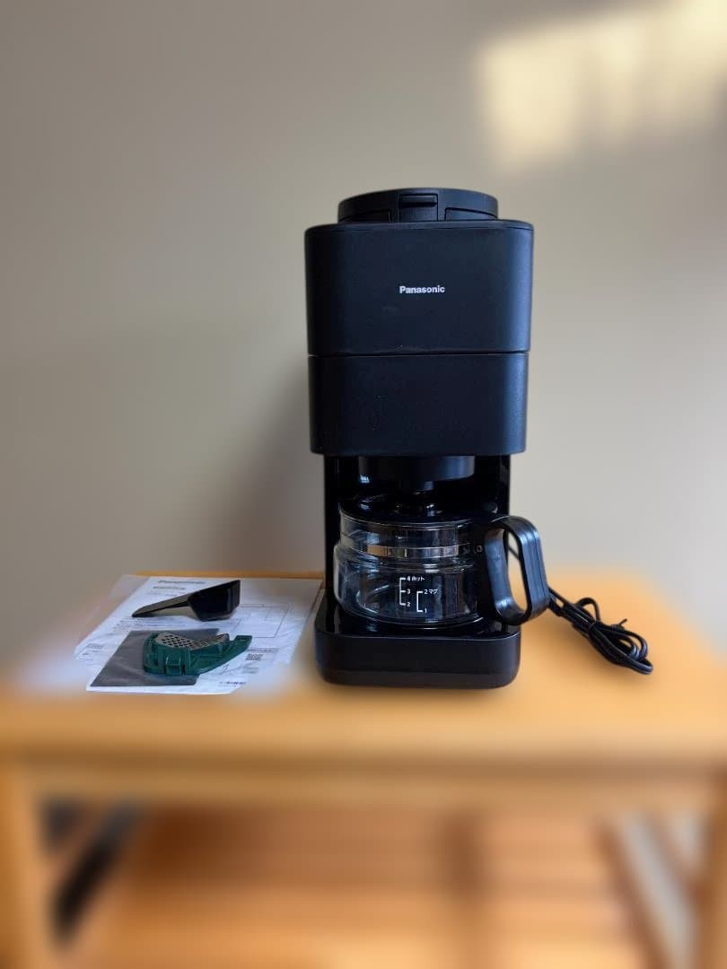 パナソニック コーヒーメーカー 全自動 ミル付き　NC-A58-K