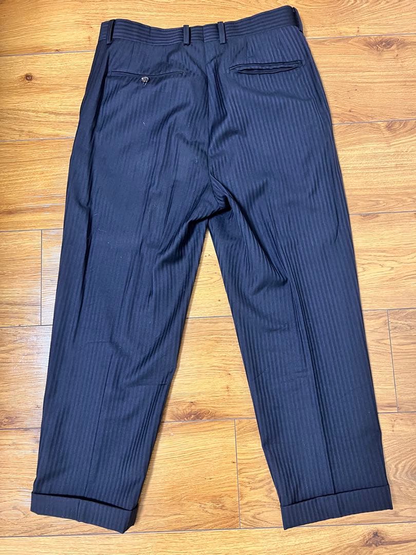 ホ*ィ様 WACKOMARIA DORMEUIL PLEATED TROUSER