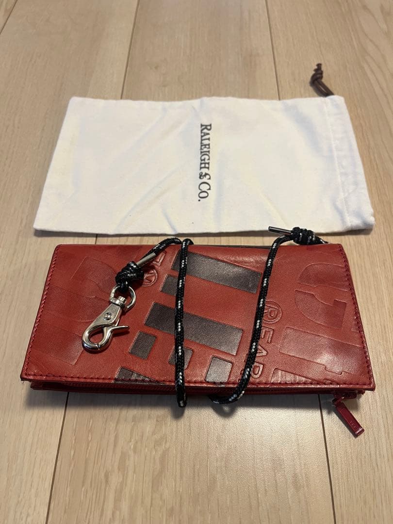 RALEIGH レザーウォレット レッド
