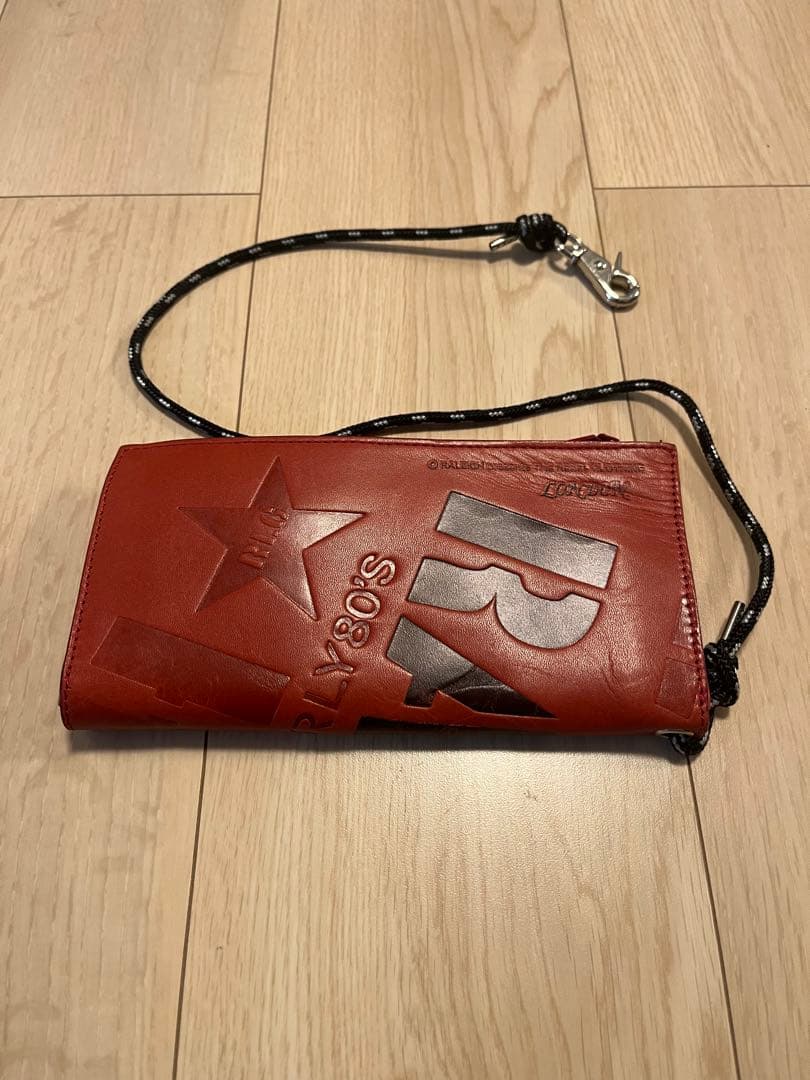 RALEIGH レザーウォレット レッド