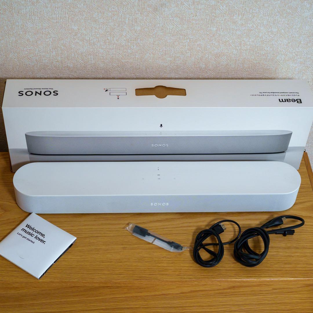 SONOS BEAM ホワイト スマートスピーカー　1JP1 ソノス