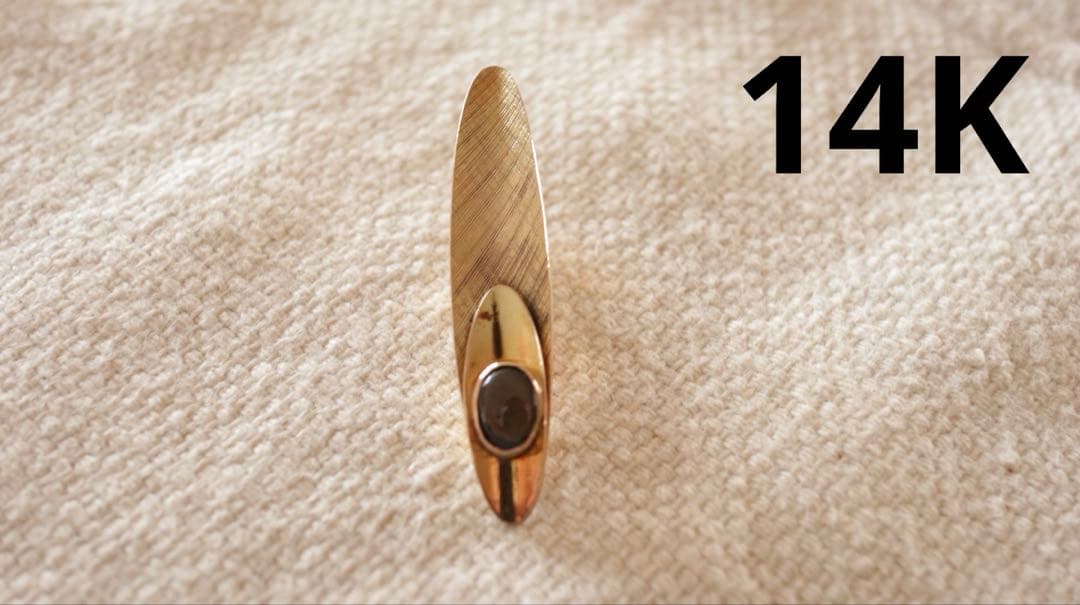 14K ゴールド　ネクタイピン