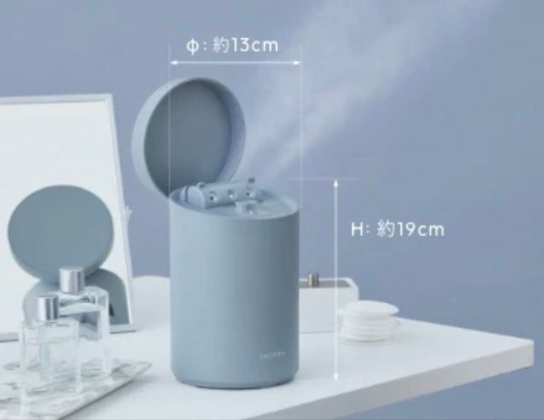 【新品未使用】SALONIAピュアブライトスチーマー 美顔器 フェイススチーマー