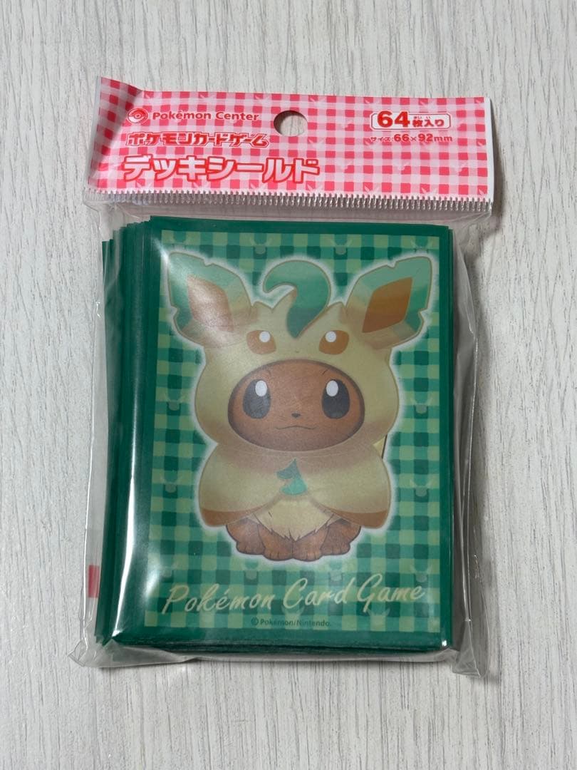 【新品未開封】ポケモン デッキシールド イーブイポンチョシリーズ リーフィア