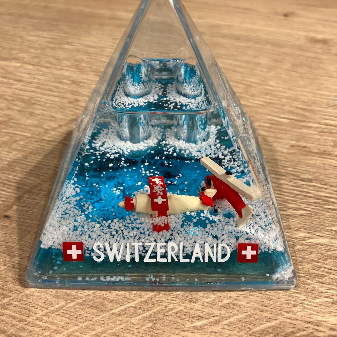 スイス ピラミッド型 スノードーム マッターホルン レア