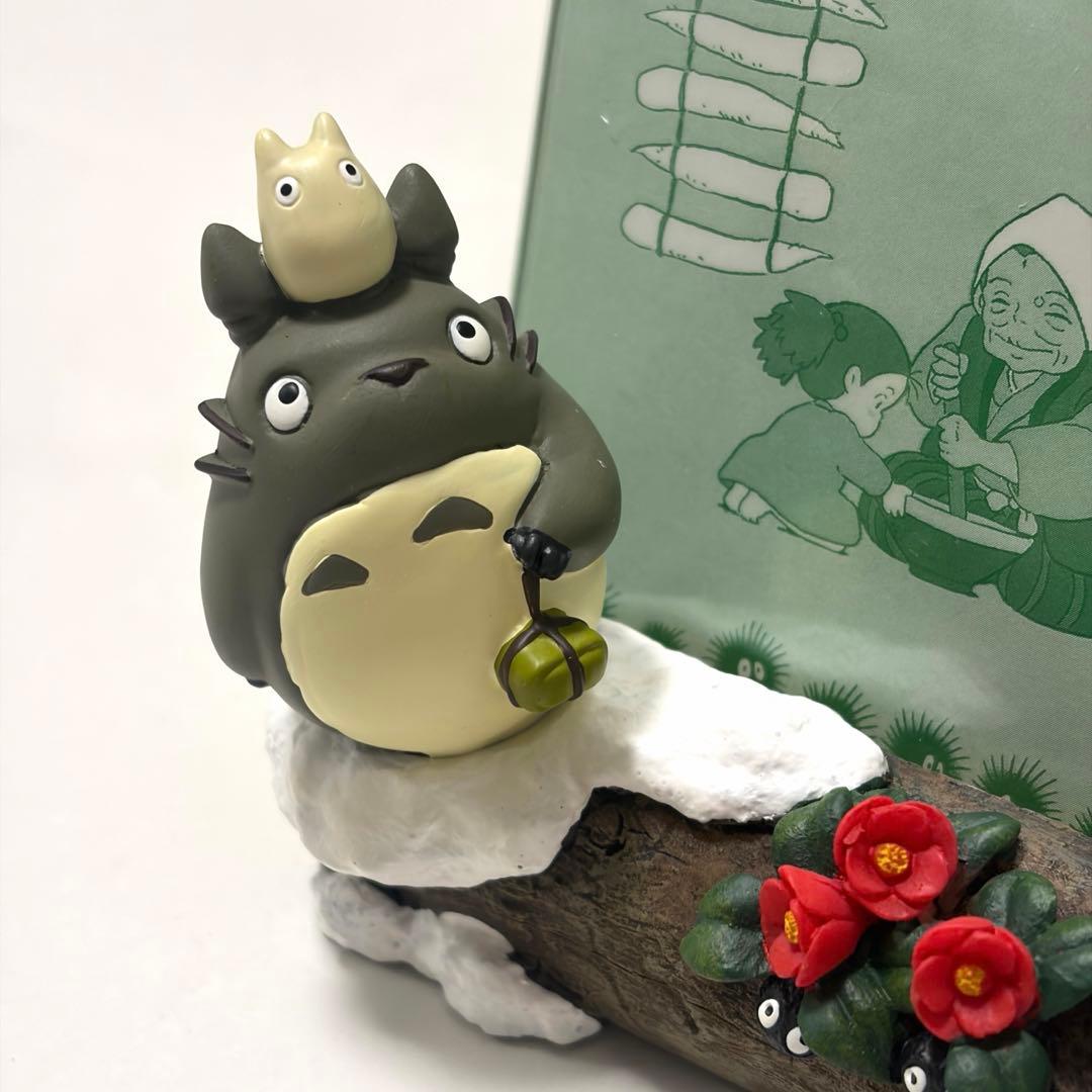 【新品未使用】となりのトトロ 四季フォトスタンド 冬 おくりもの