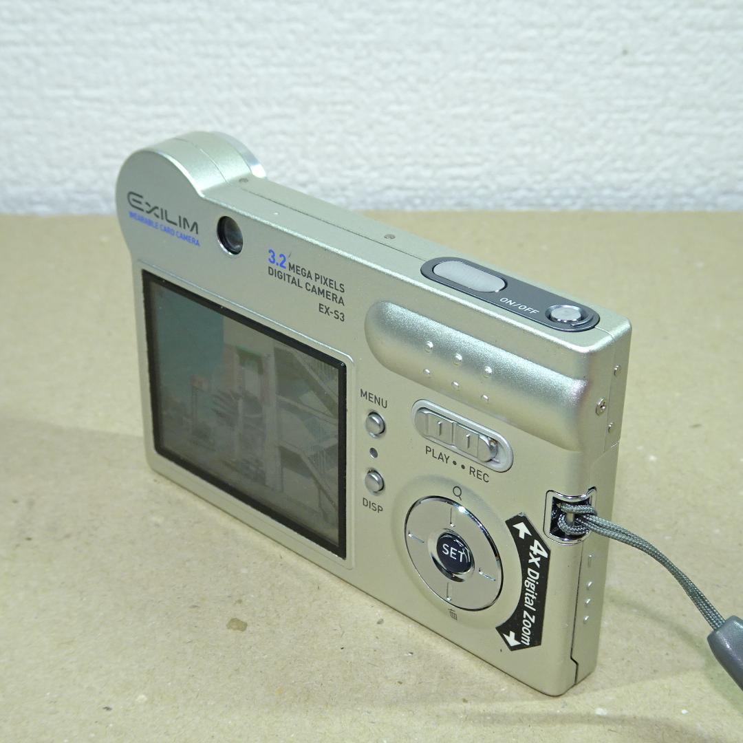 カシオ EXILIM EX-S3 オールドコンデジ デジカメ バッテリー新品付き