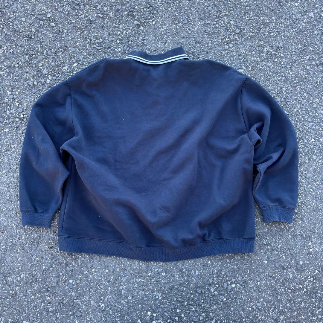 FRED PERRY ネイビー ポロスウェット M