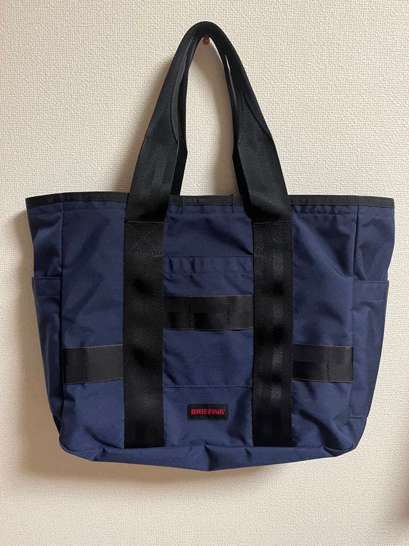 ブリーフィング　トートバッグ　ネイビー