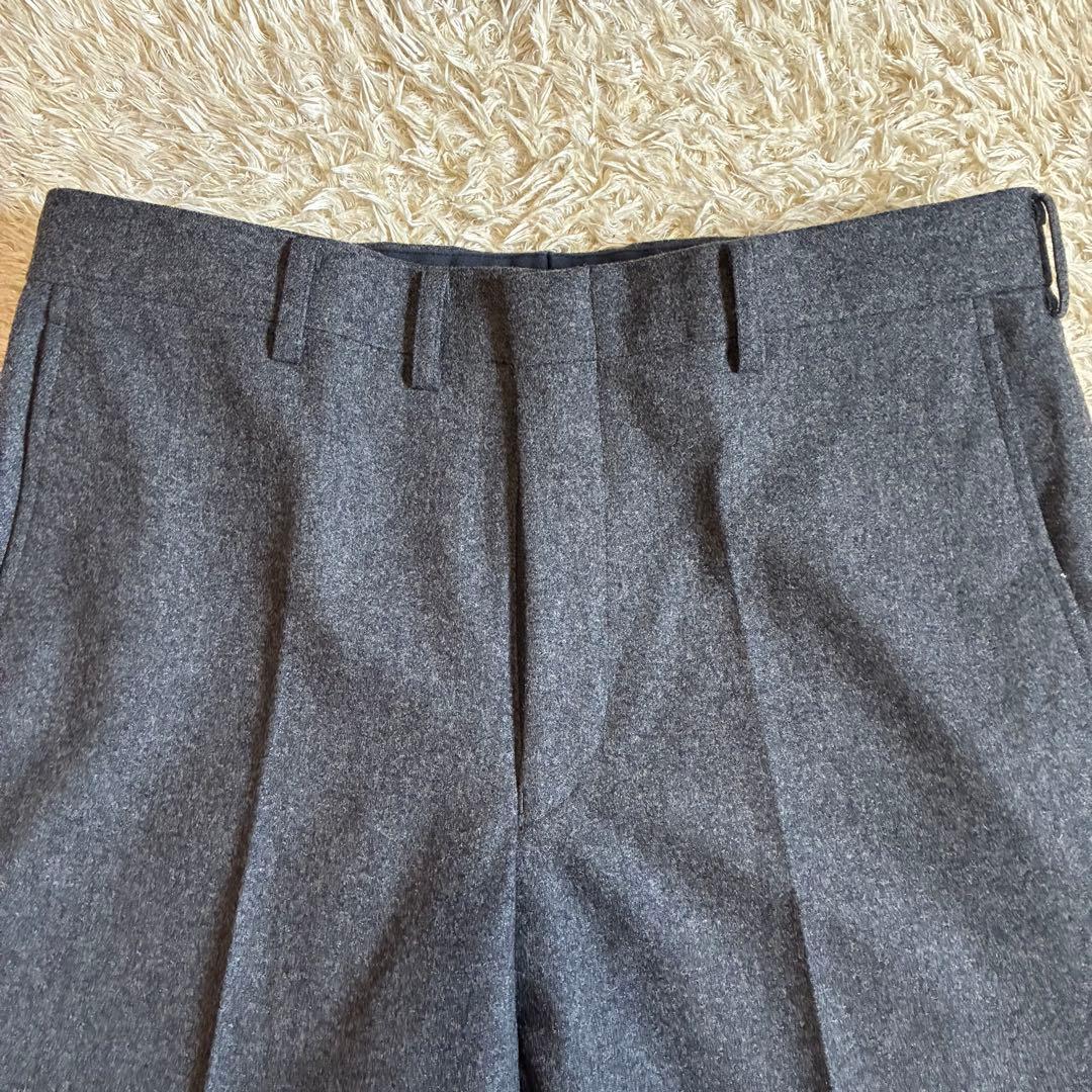 【美品】 高級生地　カノニコ3ピース スーツセットアップ グレー イタリア