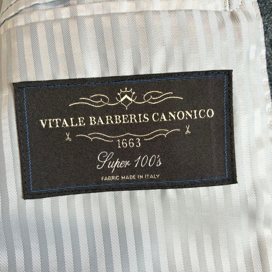【美品】 高級生地　カノニコ3ピース スーツセットアップ グレー イタリア