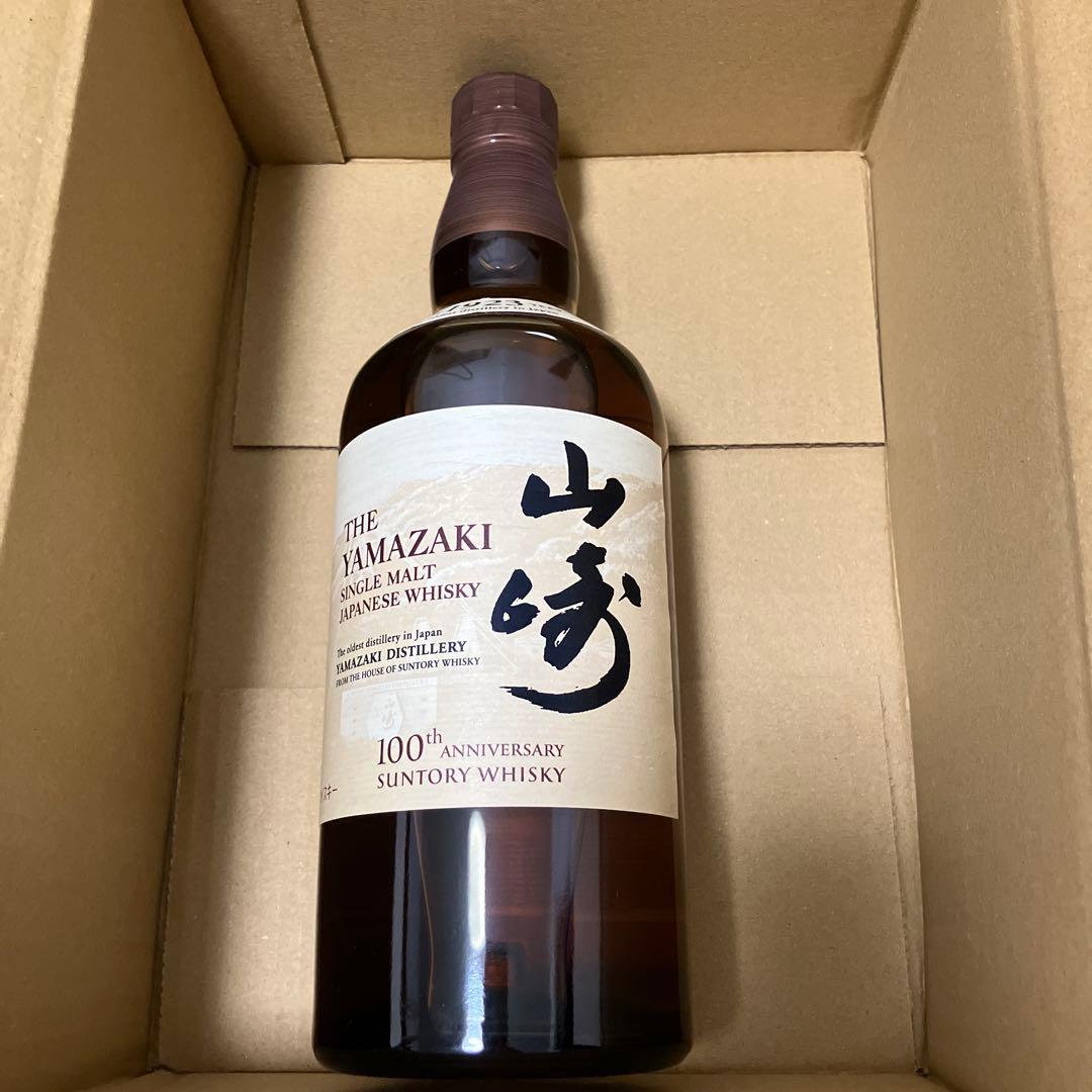 山崎 100周年記念 ラベルシングルモルトウイスキー