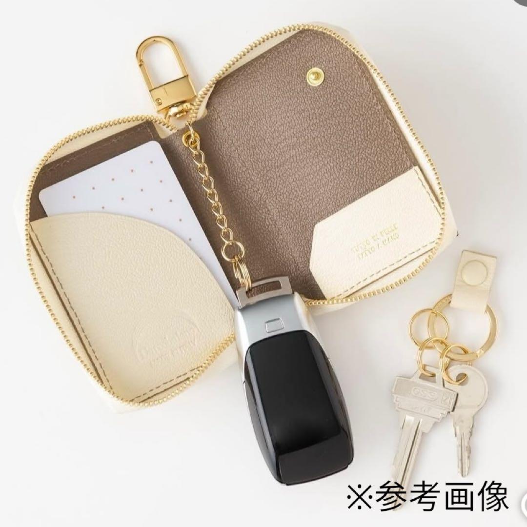 2283【新品 定価2.2万円】ラルコバレーノ★スマートWキーケース★鍵入れ★