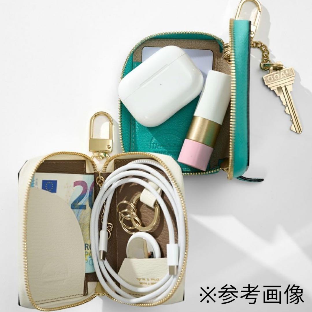 2283【新品 定価2.2万円】ラルコバレーノ★スマートWキーケース★鍵入れ★