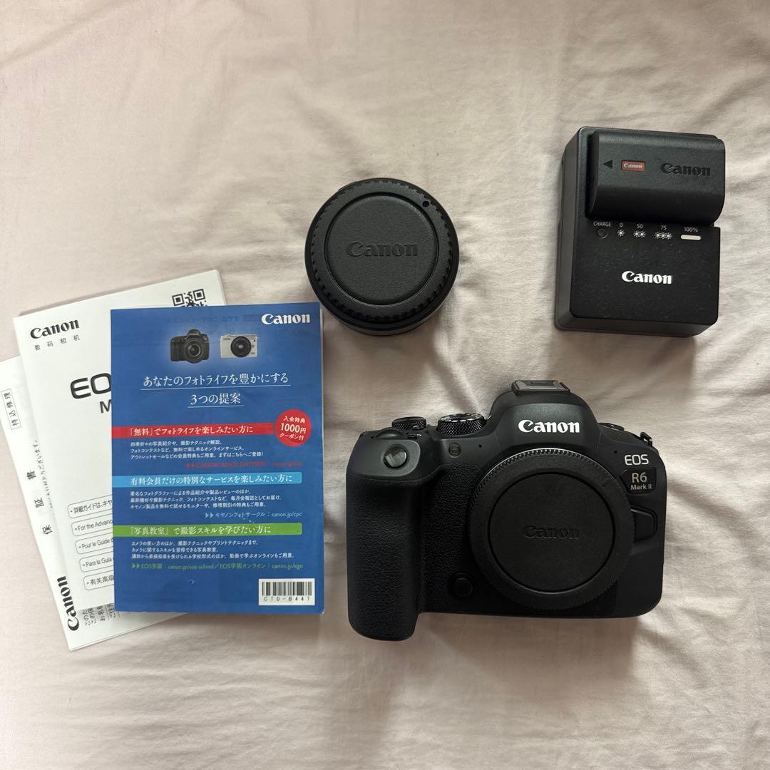 Canon eos R6 mark2 未使用に近い マウントアダプター 付