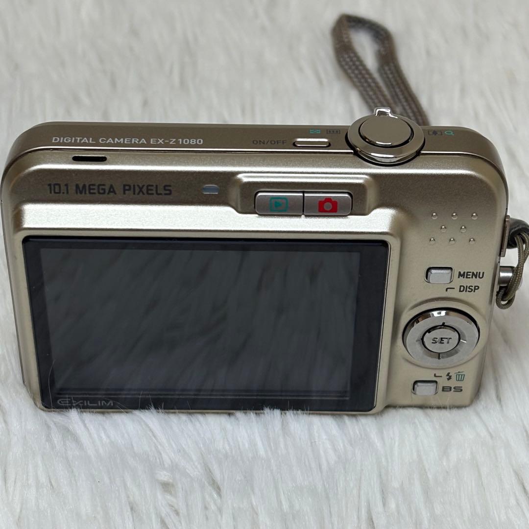CASIO カメラ　EX-Z1080 充電器　ゴールド　コンデジ　動作品