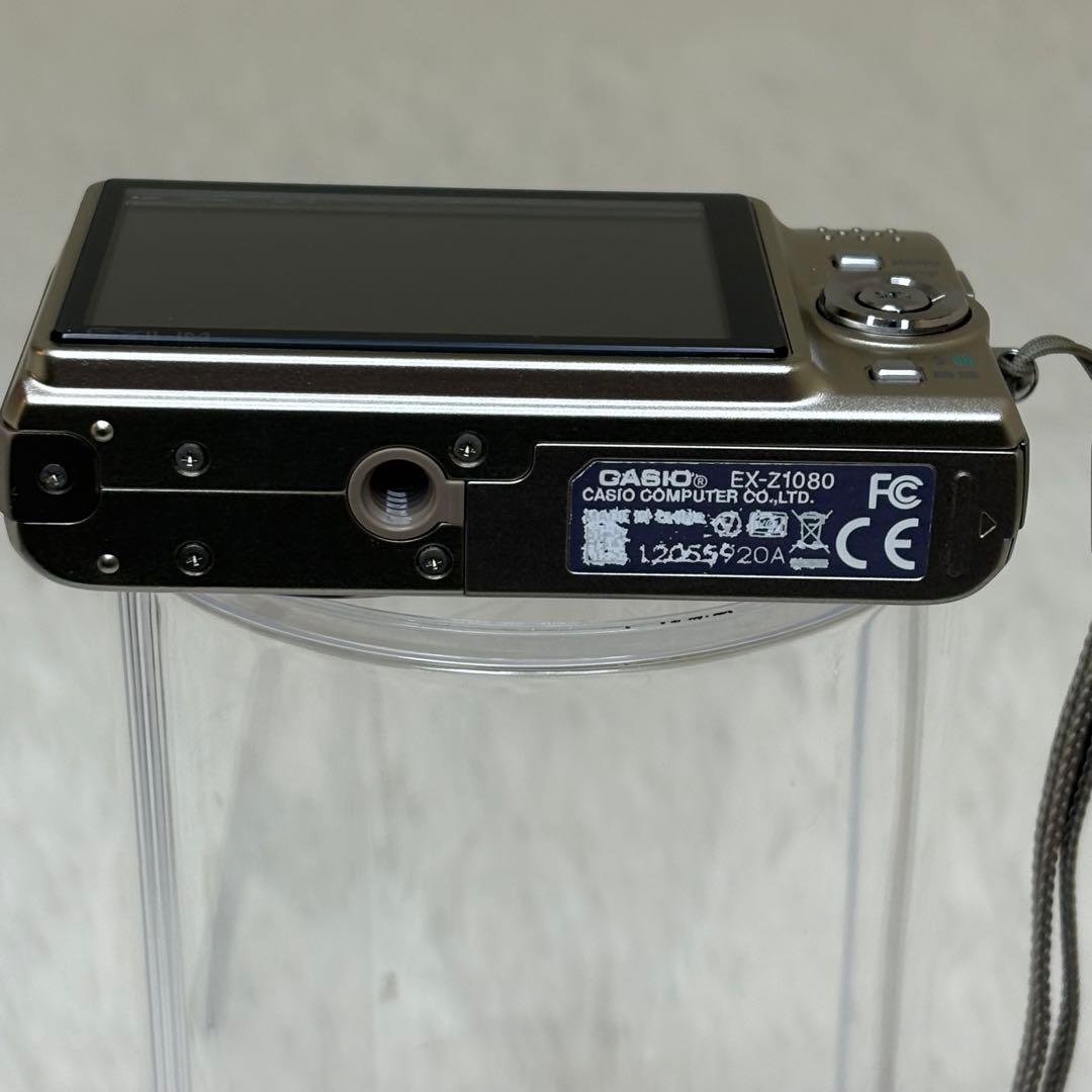CASIO カメラ　EX-Z1080 充電器　ゴールド　コンデジ　動作品