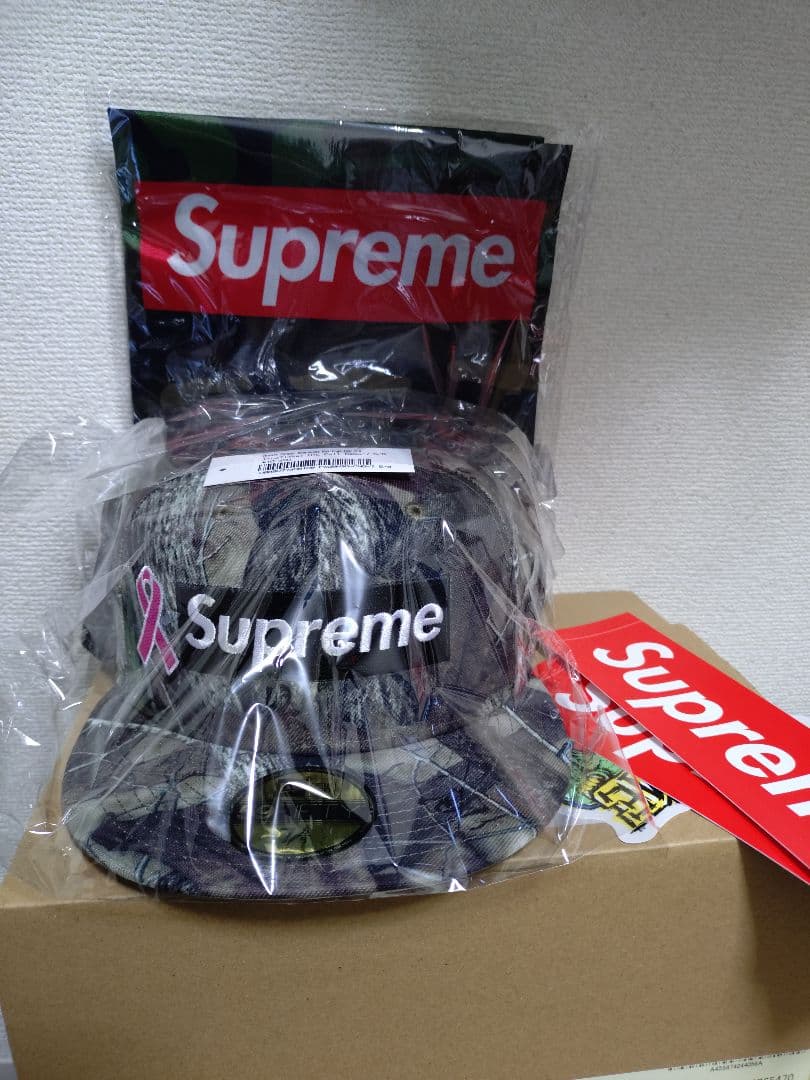 Supreme シュプリーム ニューエラ リアルツリー コラボ カモ7.5/8