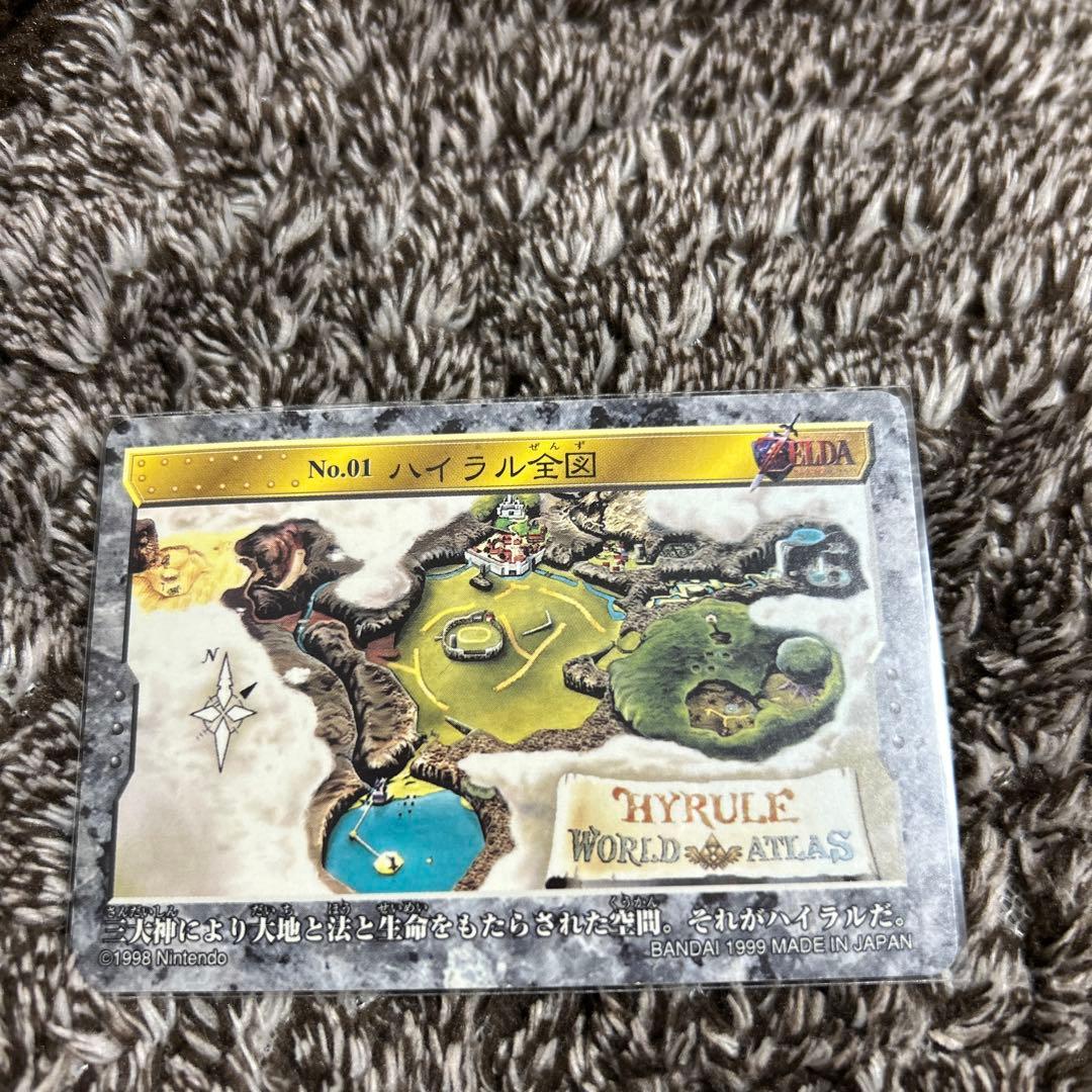 ゼルダの伝説 プロローグカードと地図セット