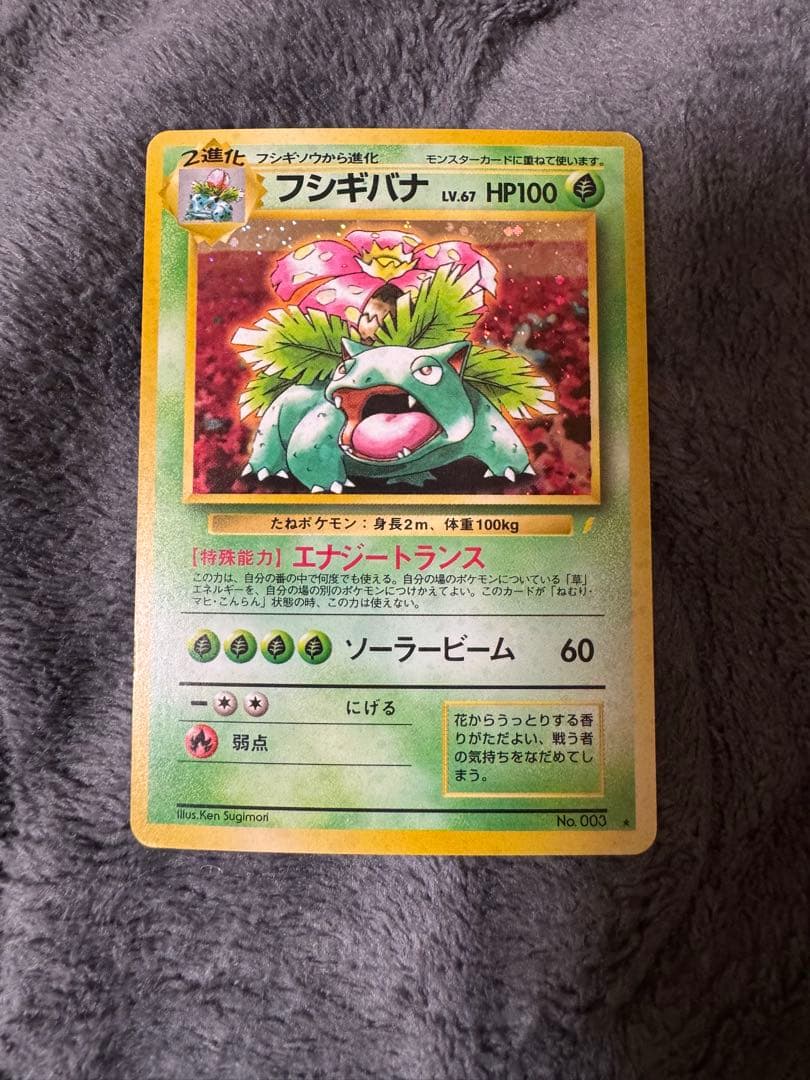 旧裏　ポケモンカード　イントロパック　フシギバナ