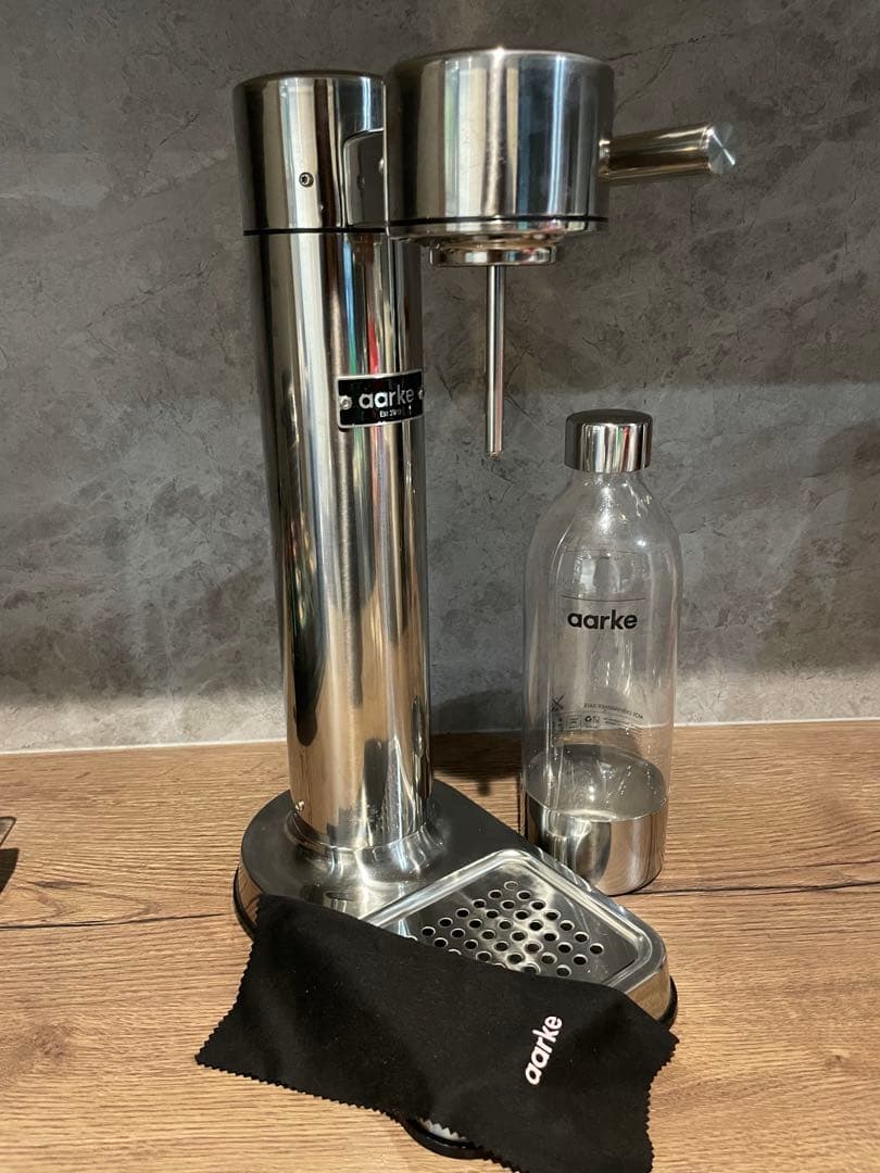 aarke アールケ　カーボネーター 3 スチールシルバー　炭酸水メーカー