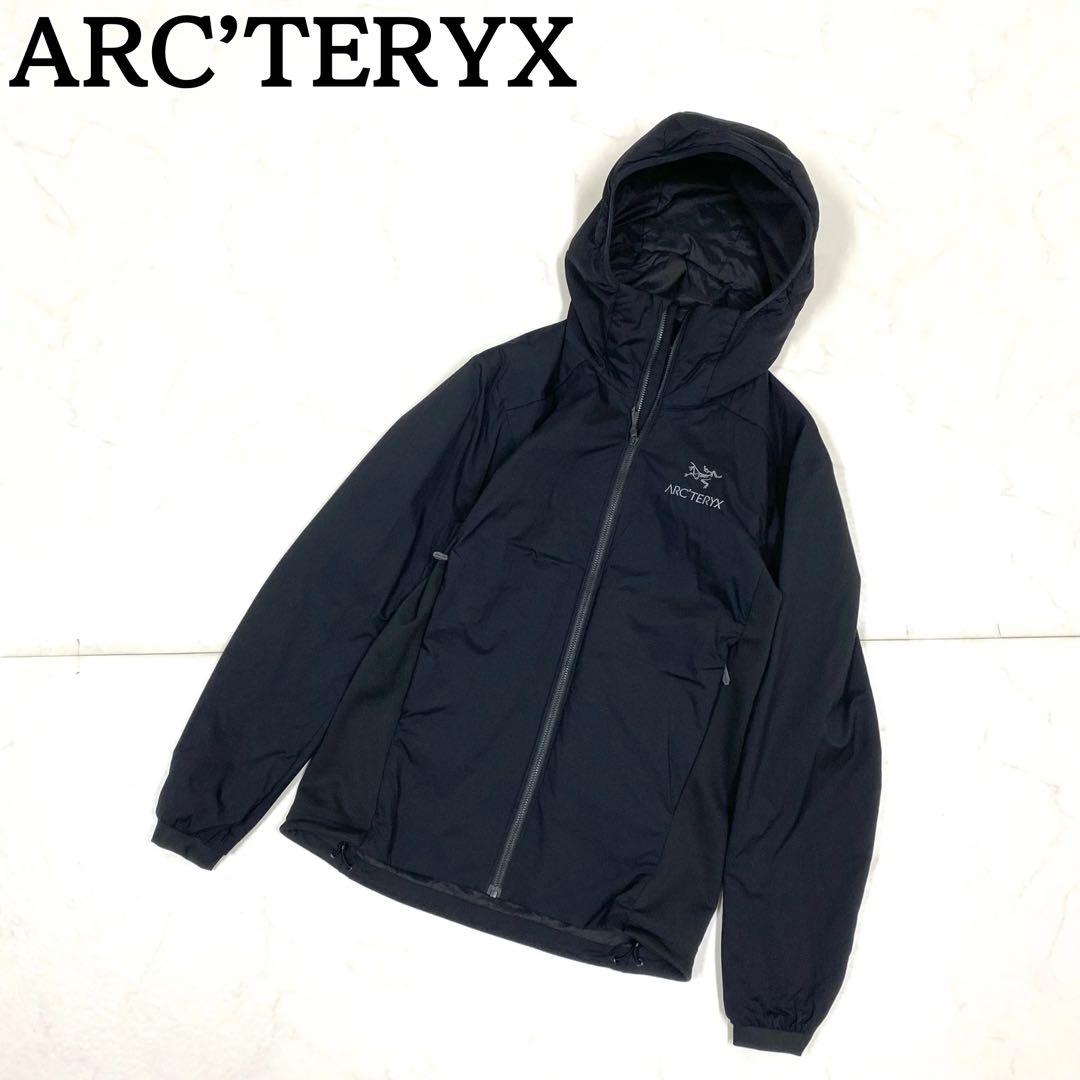 美品★ARC'TERYX Atom Hoody ナイロンジャケット 黒 XS
