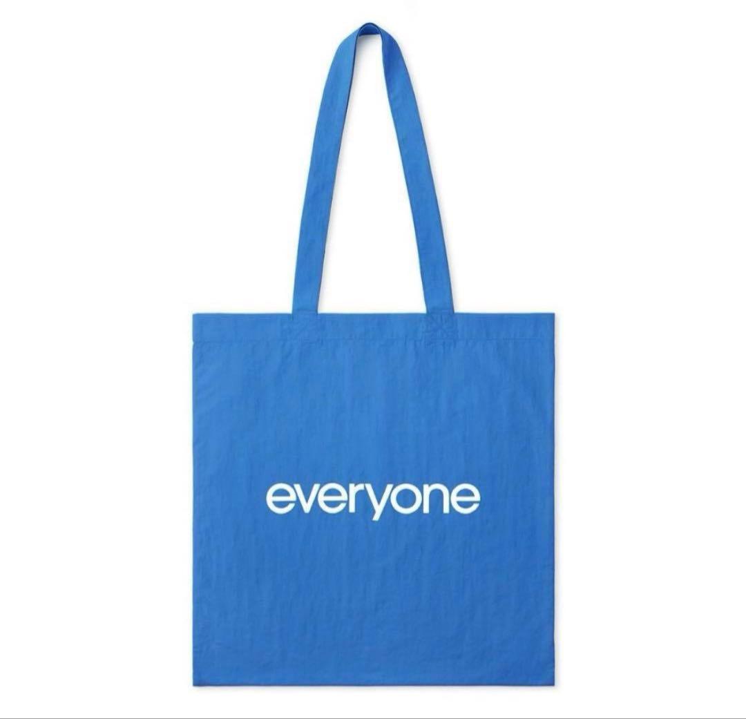 前橋限定 everyone logo tote bag BLUE