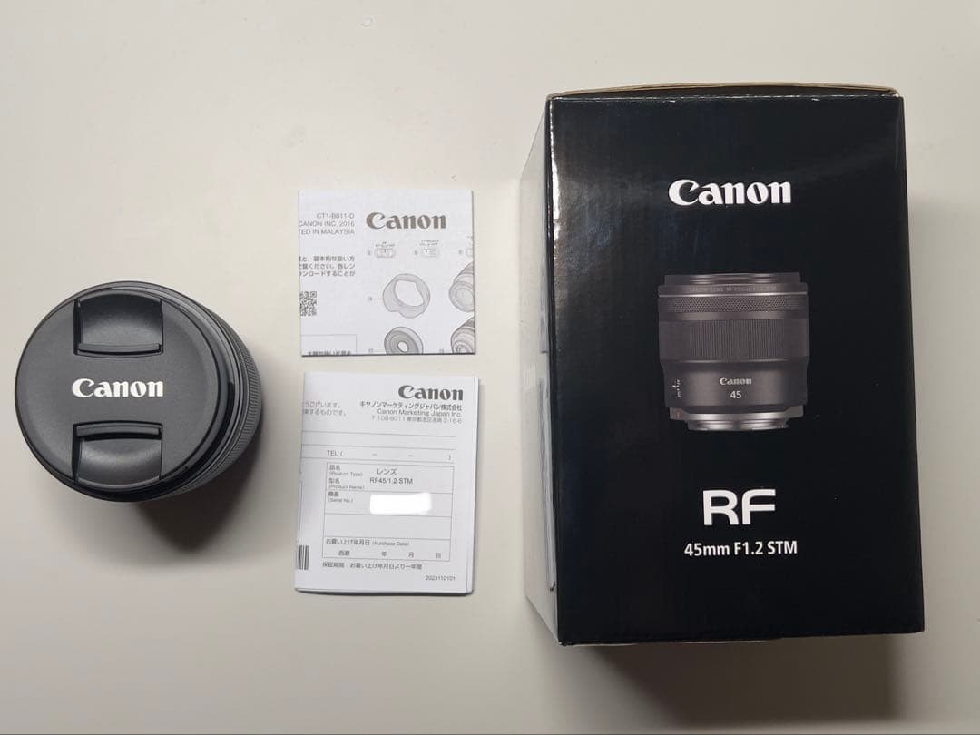 レンズ(単焦点) Canon RF 45mm f1.2 STM