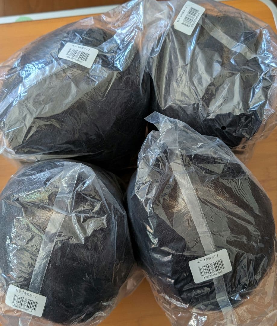 【新品未使用】東京チャーム　カットウィッグ　NO.5 4体