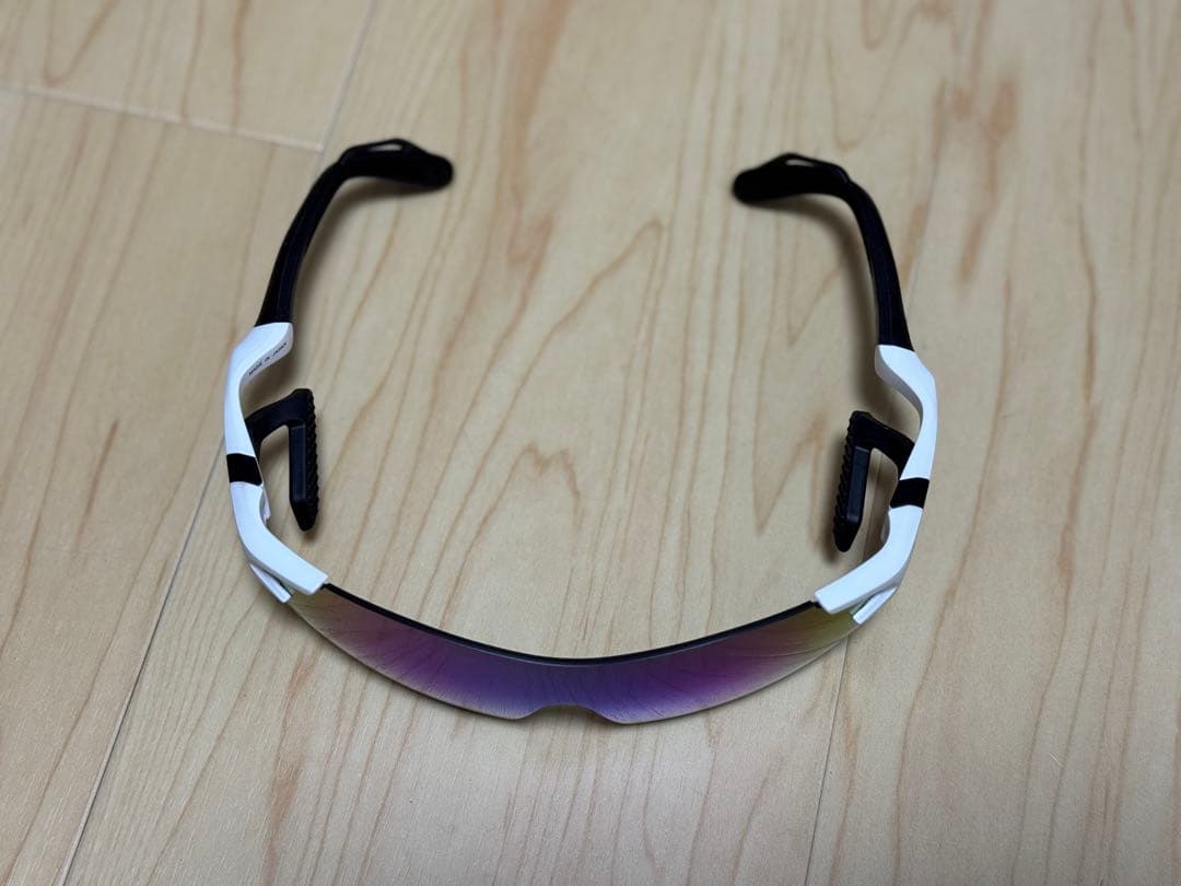 AirFly スポーツサングラス ホワイト/ブラック AF-301