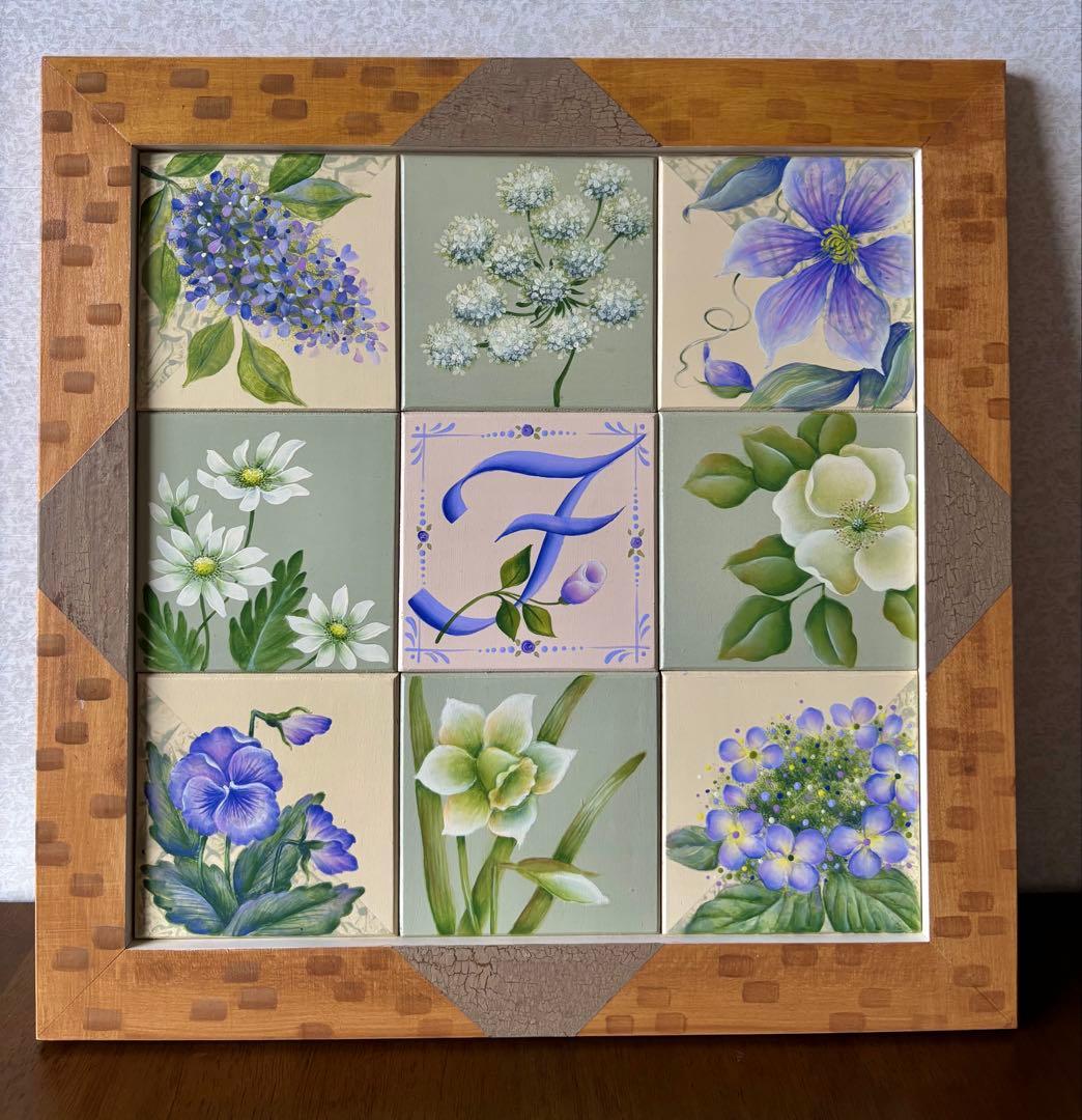 トールペイント壁掛け９枚サンプラー