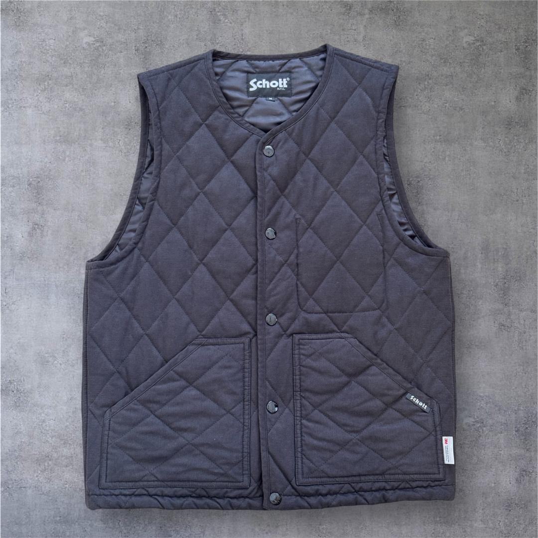 Schott QUILTING WORK VEST キルティング