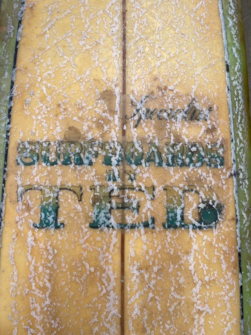 TEDサーフボード　ビンテージ　ミッドレングス　シングル　テッド　7.4f