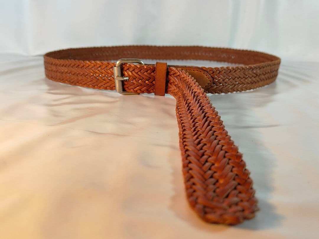 【美品】MHL マーガレットハウエル　高級レザーベルト 本革/牛革 英国製正規品