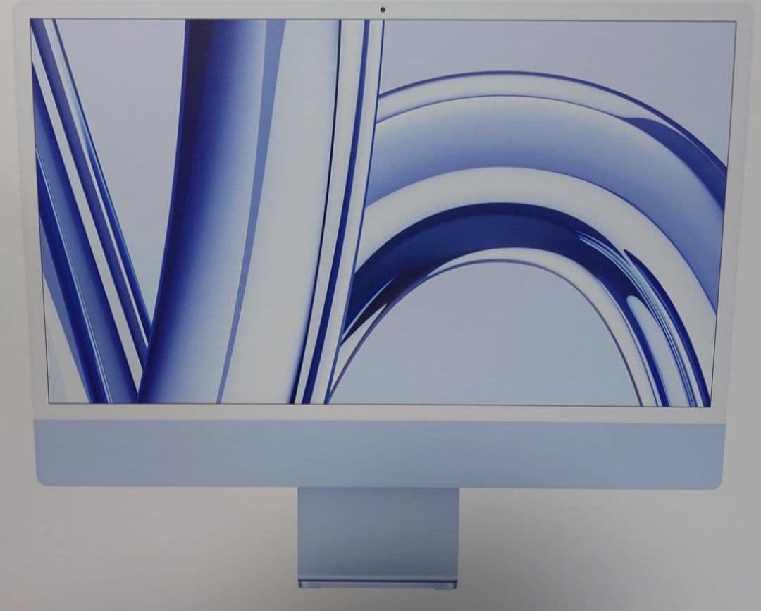 iMac M3 ブルー 256GB 8GB テンキーTouch ID