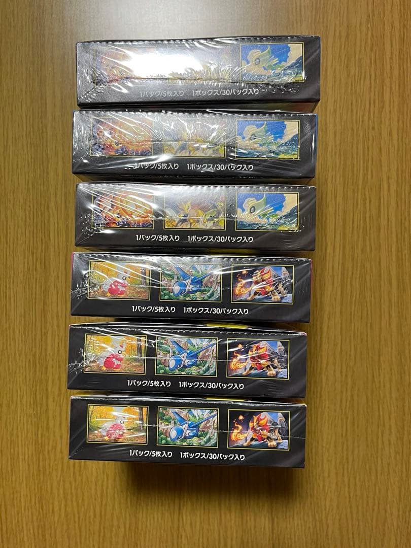 ポケモンカード メガシンフォニア メガブレイブ 6BOXシュリンク付き 未開封