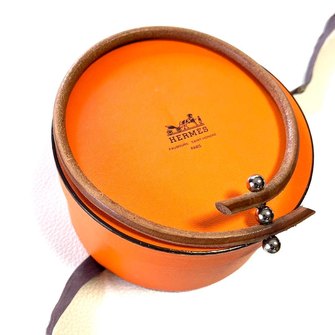 【美品】HERMES エルメス ルーレットヒル シルバーレザー チョーカー