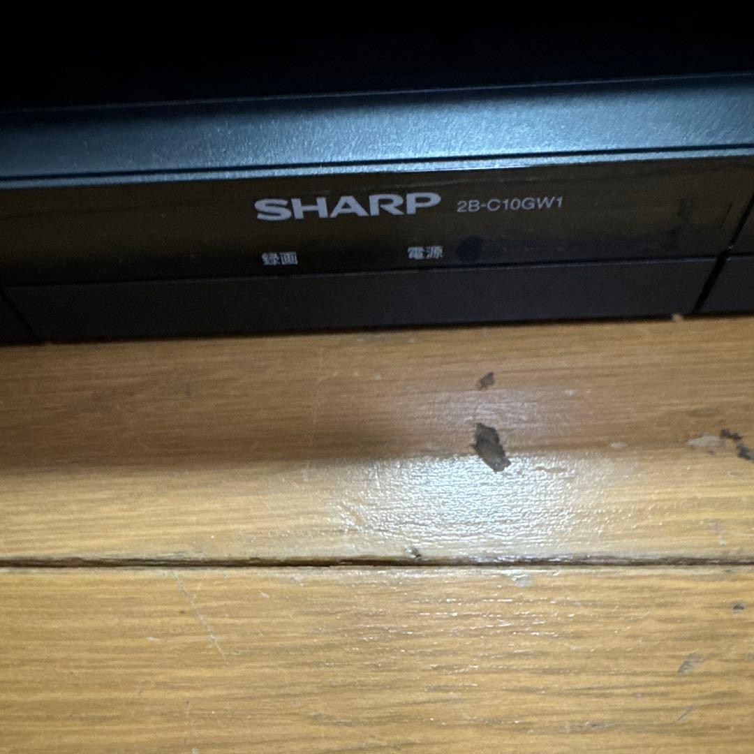 2025年製　ブルーレイディスクレコーダー　SHARP 2B-C10GW1